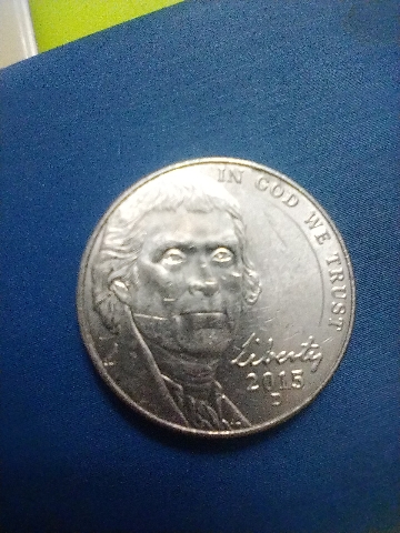 2015-D-Jefferson-5-Cent-With-Die-Rotation-Error.-About-180-Degrees.