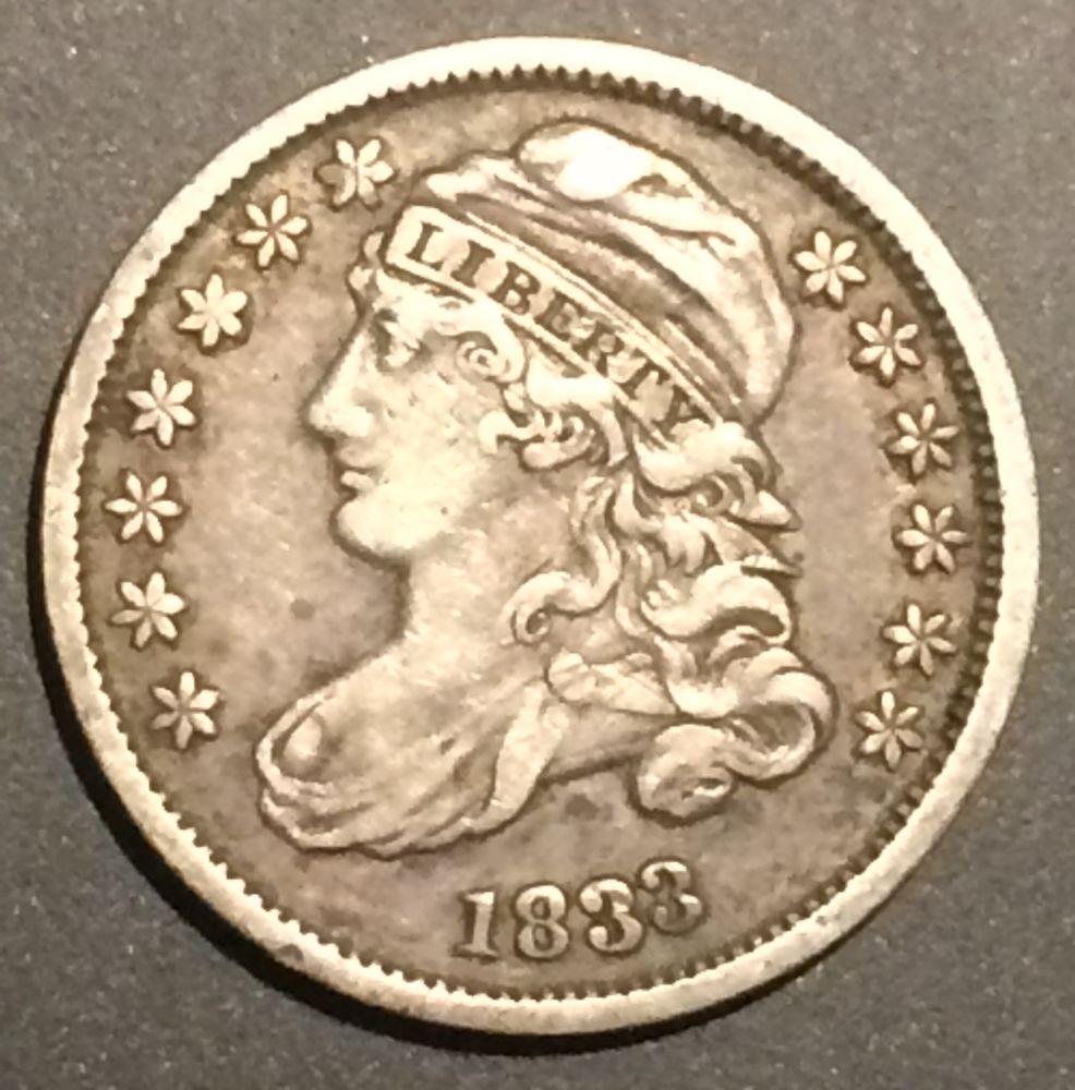 1833-Capped-Bust-Dime