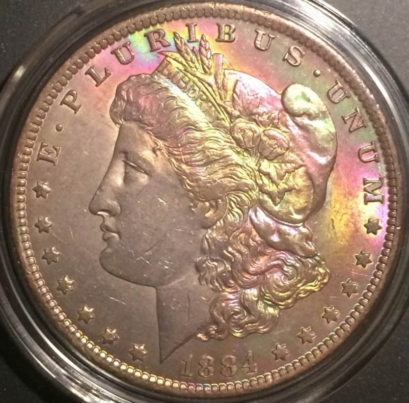 1884-O-Morgan...-Grade-And-Is-This-Natural-Toning?