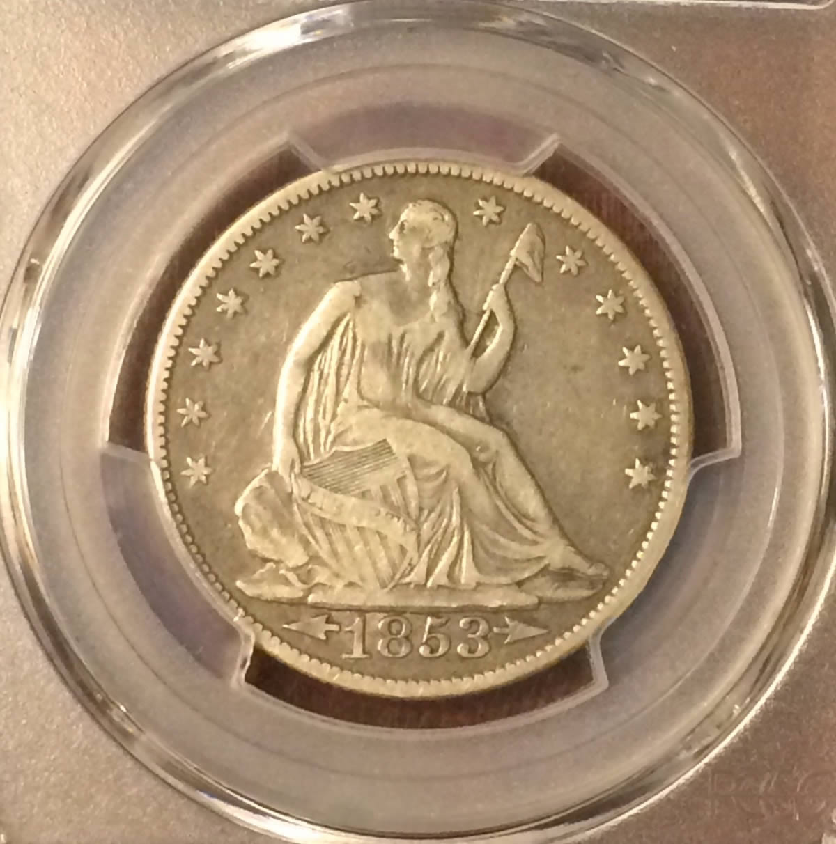 1853-Seated-Liberty-Arrows-And-Rays-Half-Dollar...-You-Vs.-PCGS
