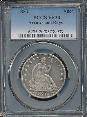 1853-Seated-Liberty-Arrows-And-Rays-Half-Dollar...-You-Vs.-PCGS