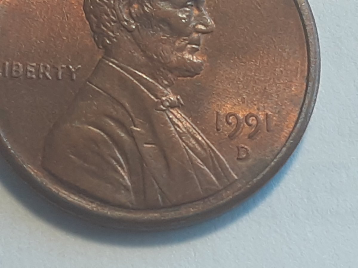 1991-D-Penny---Die-Shift?
