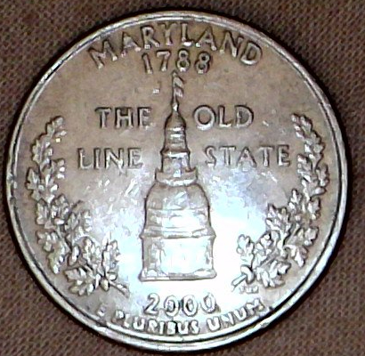 2000-P-Maryland-State-Quarter--Unlikely-DDR-/-DDO?--But-Have-To-Ask