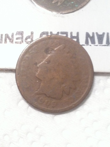 1909-Penny.-Extremely-Thin-From-Wear?