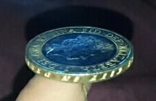 New-�2-Coin-Upside-Down-Writing