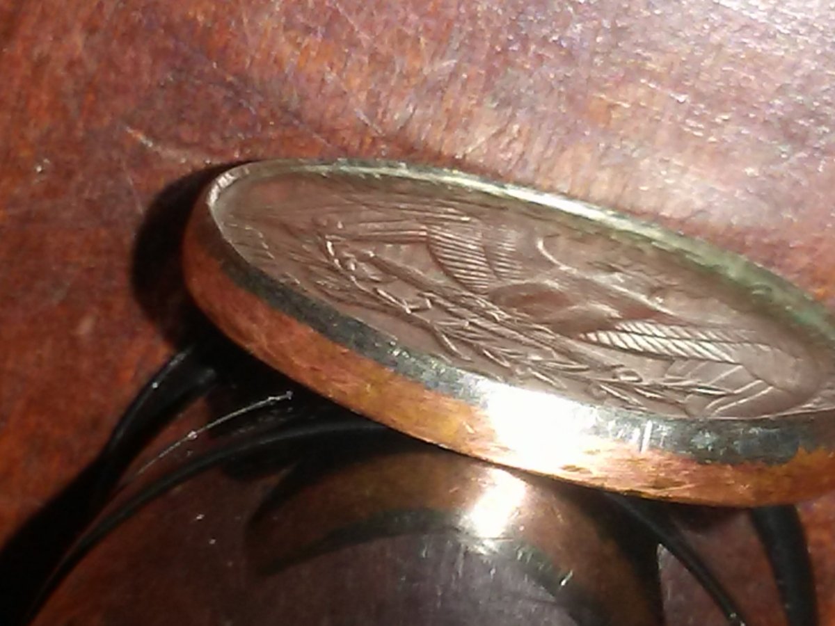 1998-D-Quarter-W/Errors-&-Raised-Rim-Dbl-Metal-Smooth-Please-Help-Identify?