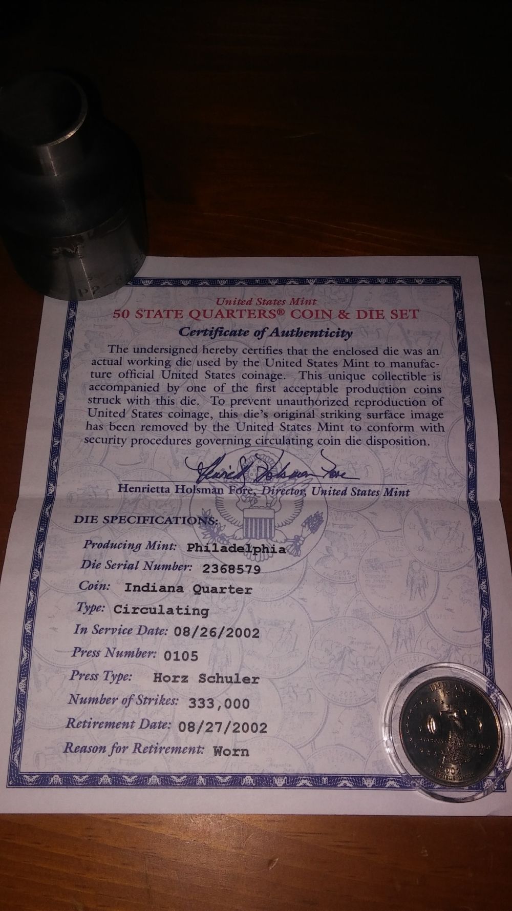 2002-Indiana-Coin-&-Die-Set