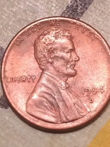 1984-D-Drooling-Lincoln-Blister-Plating