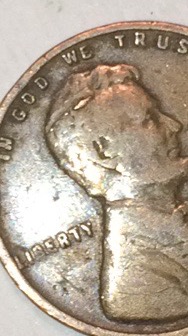 1923-Wheat---Die-Break-Just-East-Of-North-Hairline?
