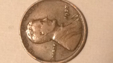 1923-Wheat---Die-Break-Just-East-Of-North-Hairline?