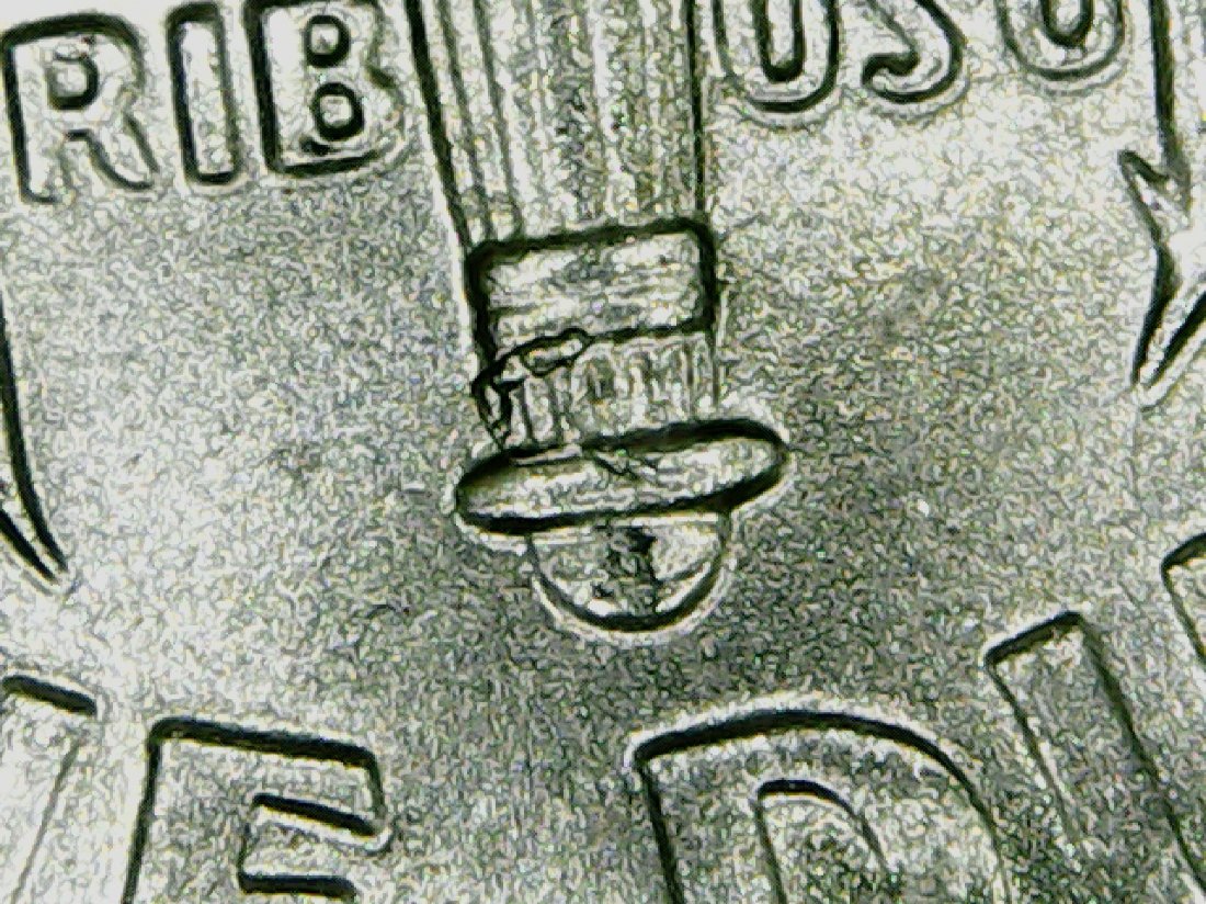 2017-P-Roosevelt-Dime-With-Some-Nice-Die-Chips/Cracks-On-Reverse.