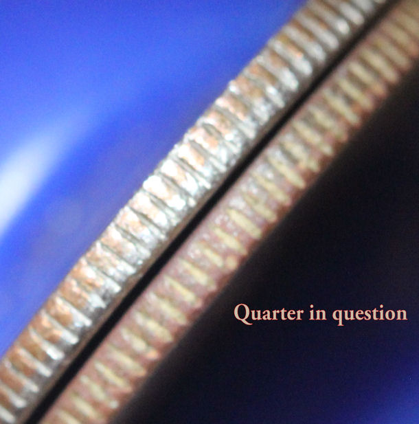 1965-Quarter-Missing-Clad-Layer?