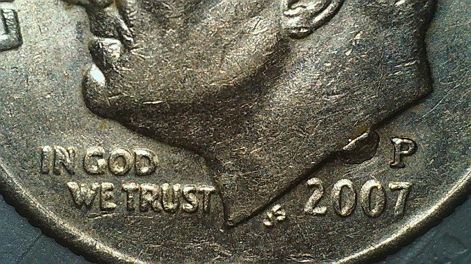 2007-P-Dime-Coin--Die-Chips
