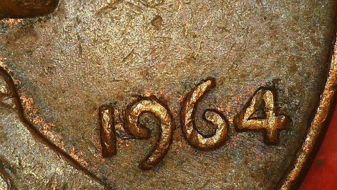 1964-Lincoln--Penny--Mint-Mark