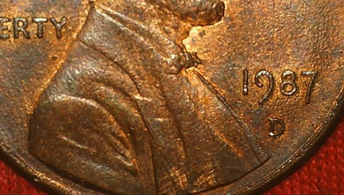 1987-D--Memorial--Lincoln-Penny