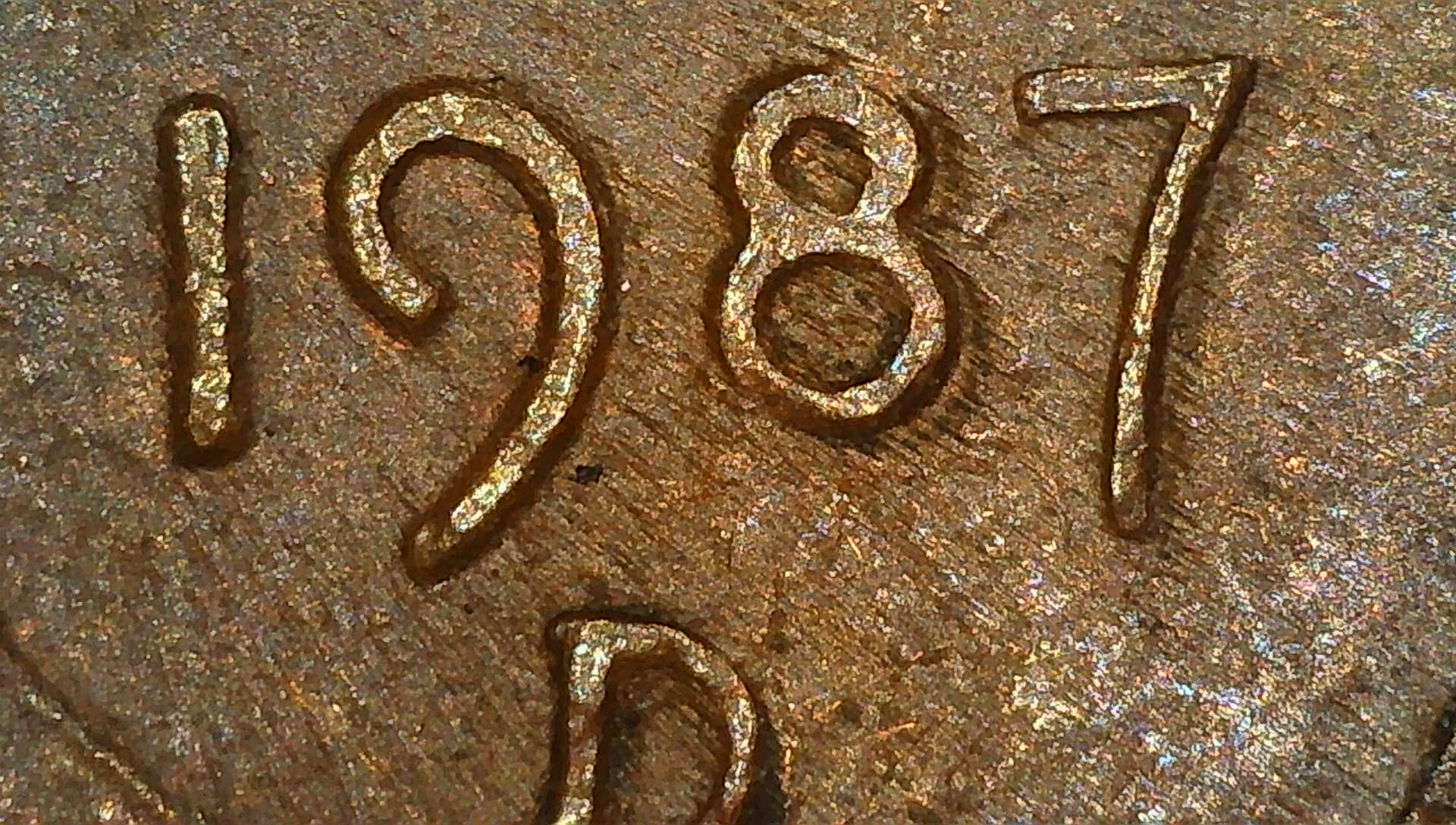 1987-D--Memorial--Lincoln-Penny