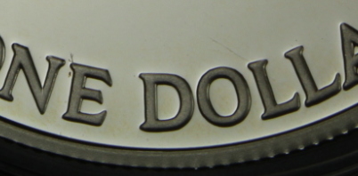 1890-1990-Eisenhower-Centennial-Proof-Die-Crack-?
