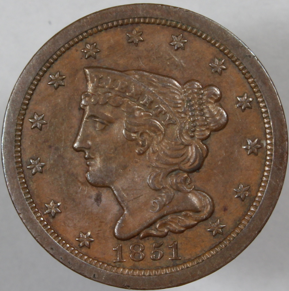 1851-Half-Cent-For-Grading