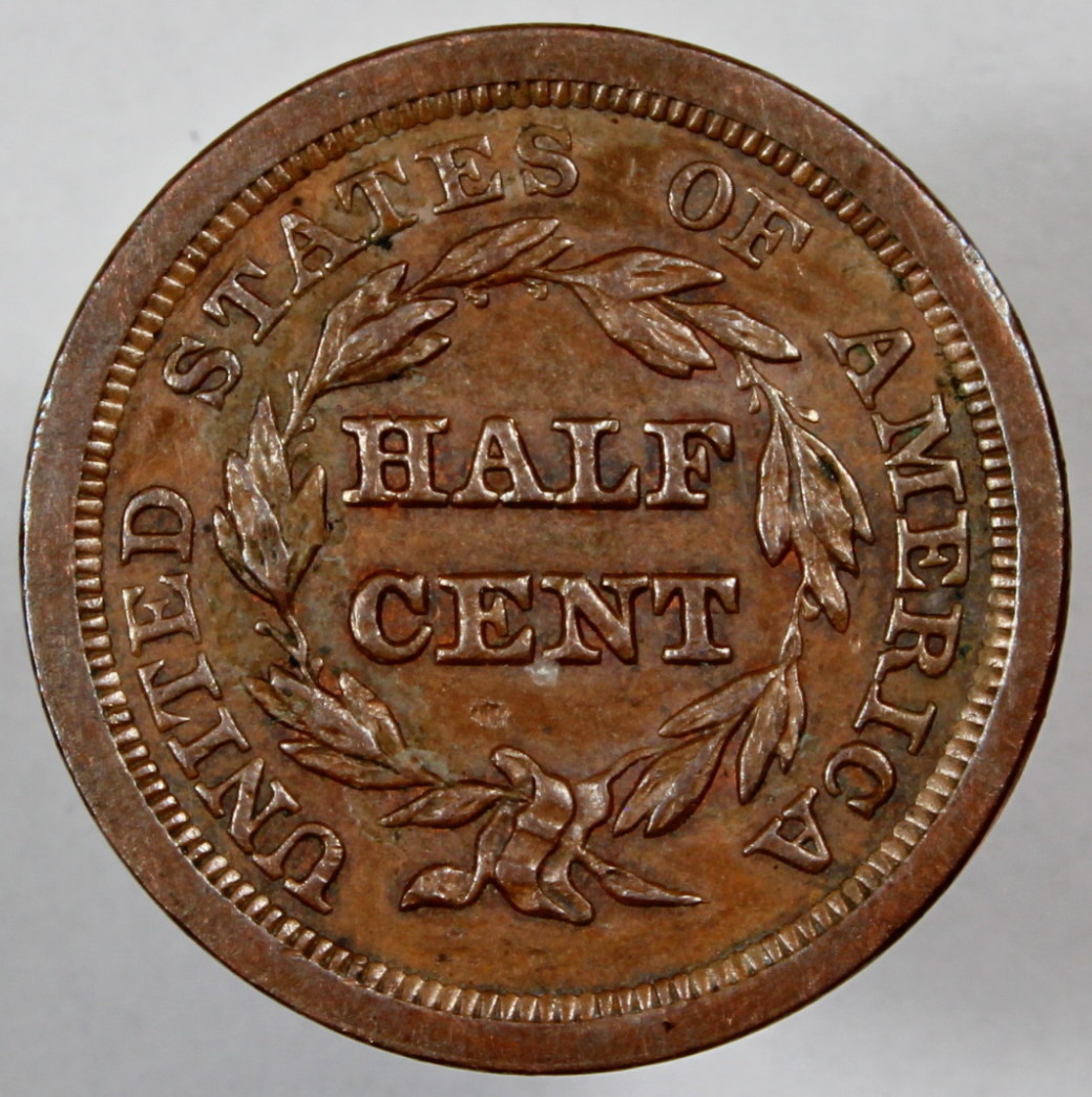 1851-Half-Cent-For-Grading
