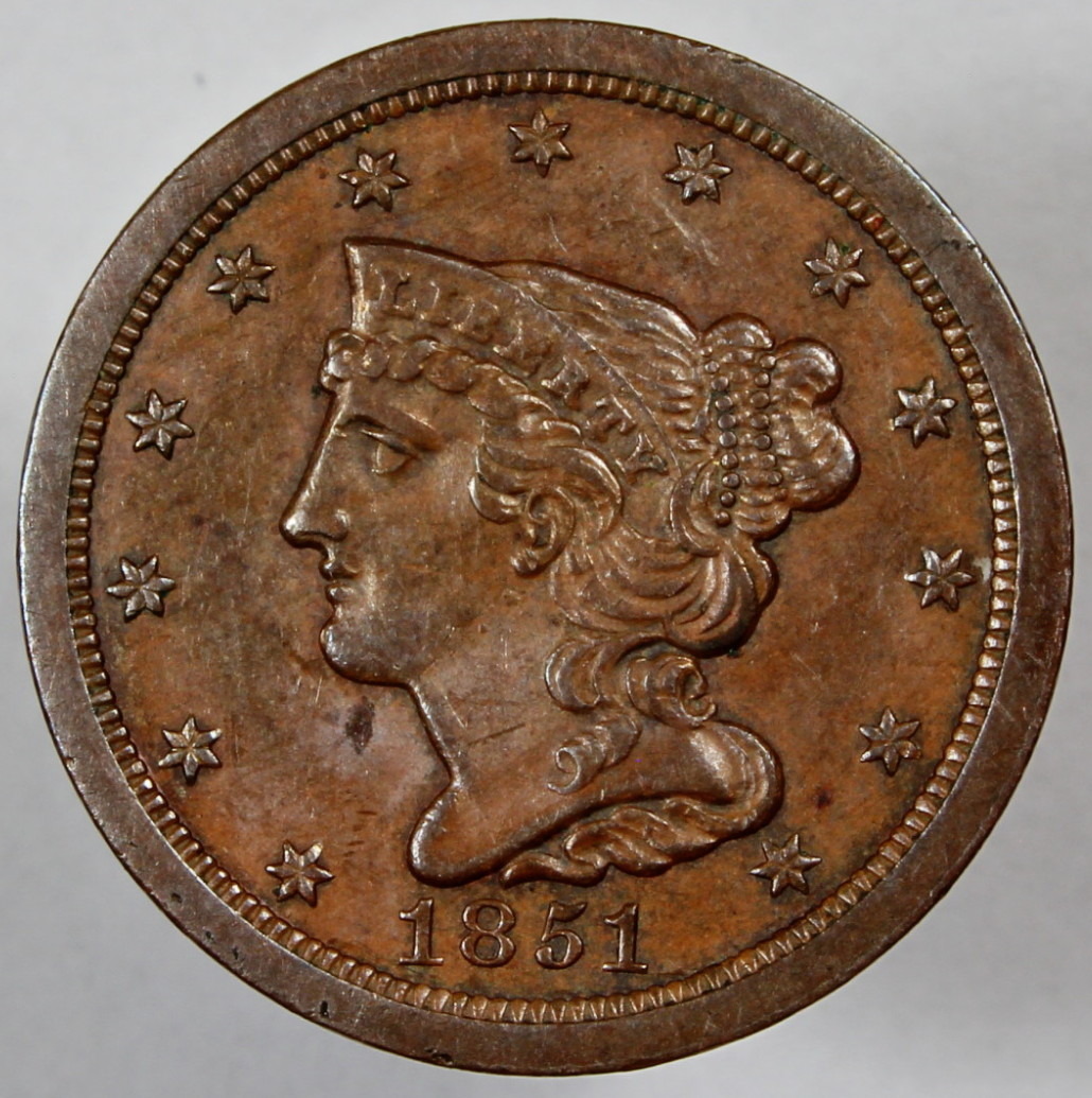 1851-Half-Cent-For-Grading