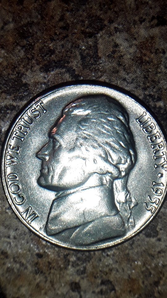 1955-D-Jefferson-Nickel-Some-Type-Of-Doubling