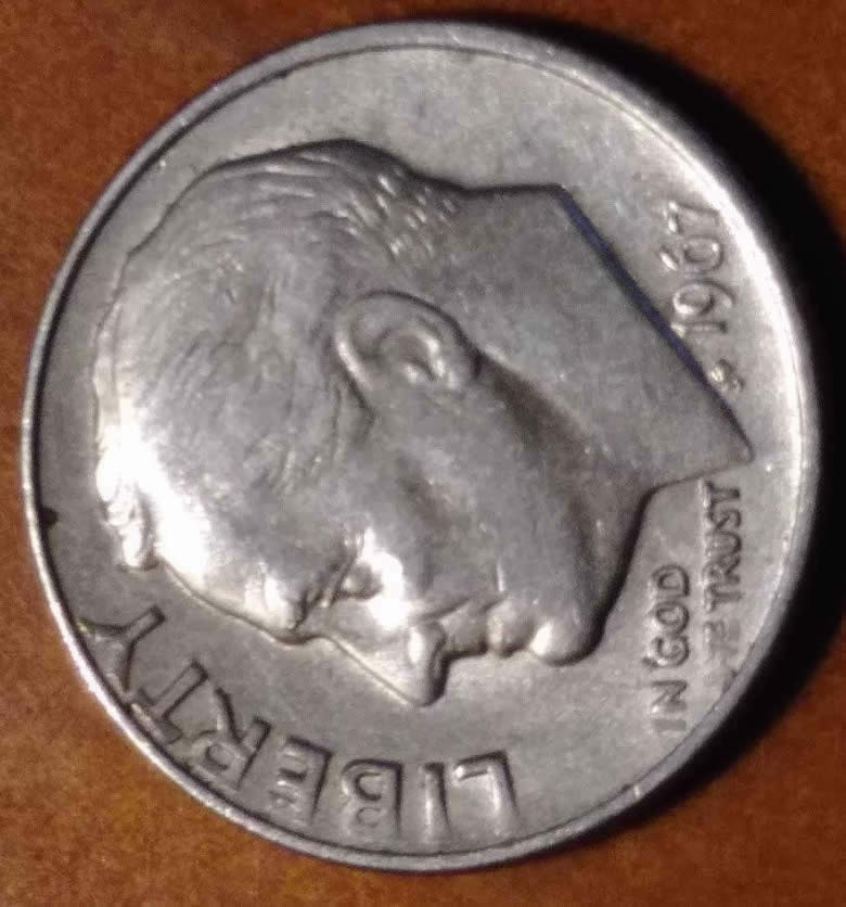 1967-P-Dime-And-1929-Wheat-Penny?