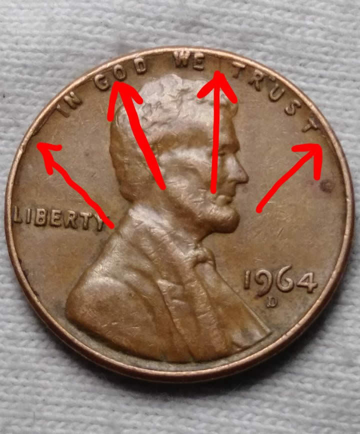 1964-D-Cent-Big-Die-Crack-Possible-Double-Strike
