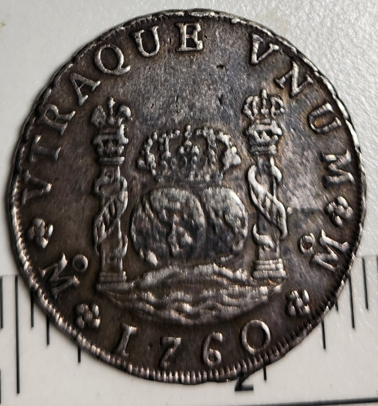 1760-Mexico-Spanish-Colony,-8-Reales