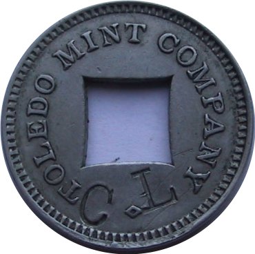 Toledo-Mint-Company-Counter-Stamped-Token