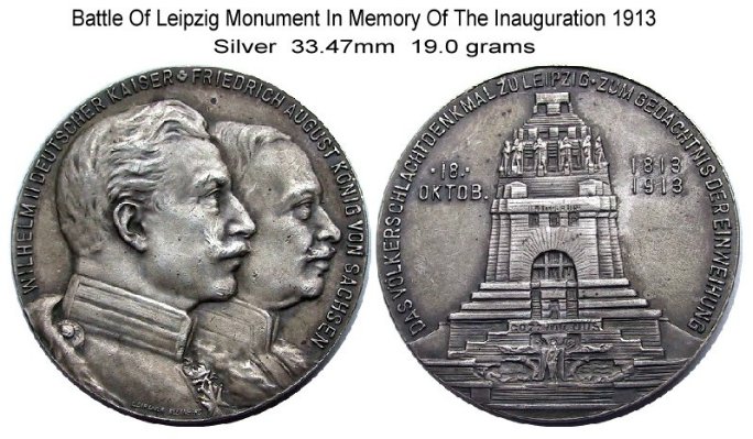 Battle-Of-Leipzig-1813-Re-Commemorative-Medals
