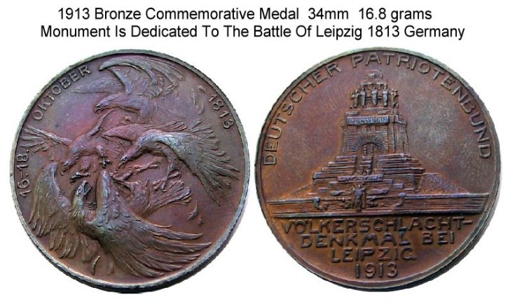 Battle-Of-Leipzig-1813-Re-Commemorative-Medals