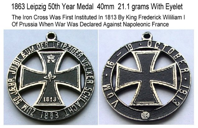 Battle-Of-Leipzig-1813-Re-Commemorative-Medals