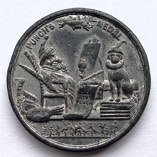 Punch's-Medal-Punch-Magazine-1841-Is-This-One-Of-A-Kind?