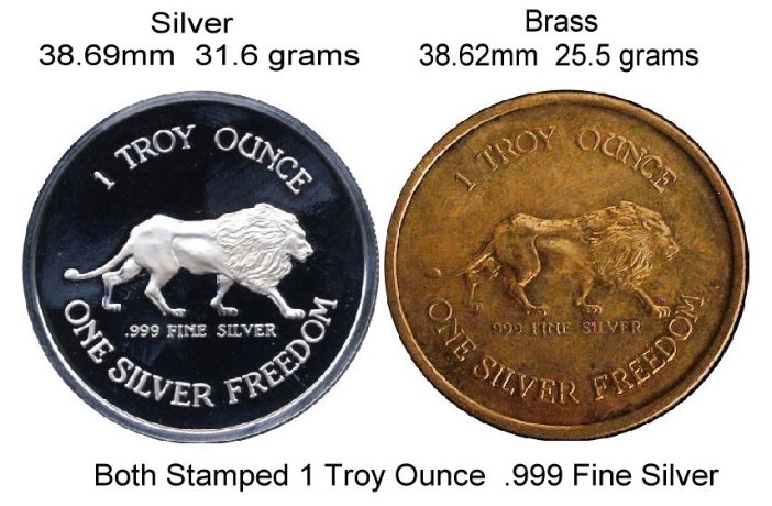 Silver-Round-In-Brass-?