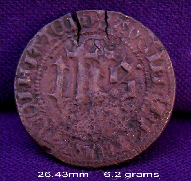Old-Old-Token-With-Fleur-De-Lis