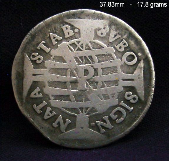 Colonial-Coinage-Of-Brazil-|-640-Reis-1701