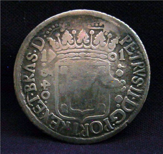 Colonial-Coinage-Of-Brazil-|-640-Reis-1701