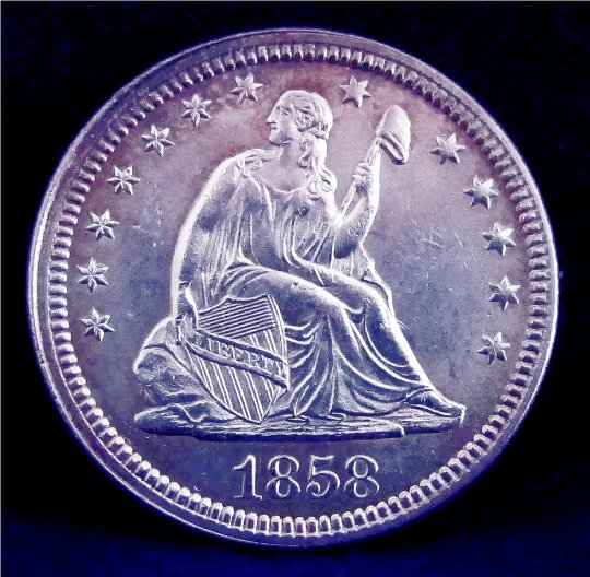 1858--Quarter-----Proof--?