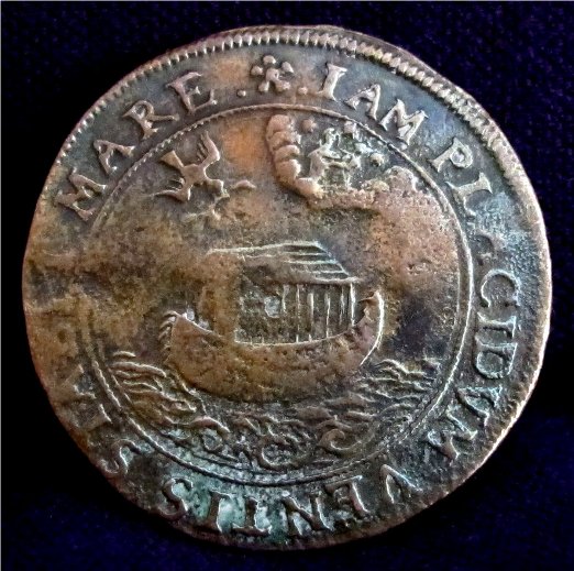 1648-Noah's-Ark-Medal-/-Token