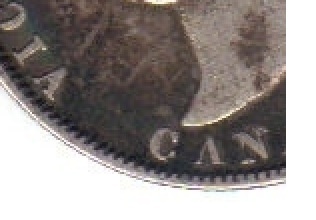 Canada-1874-25c-A/V-Variety
