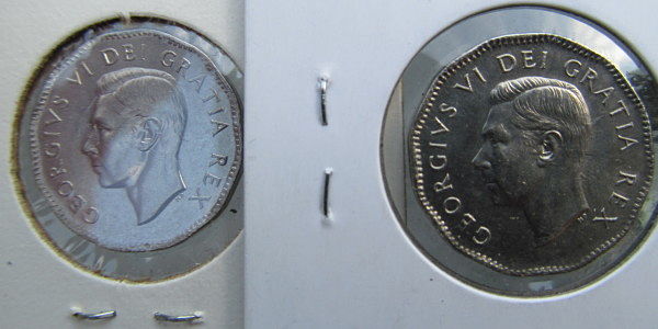 1950-5-Cents--Obv.-Die-Clash.