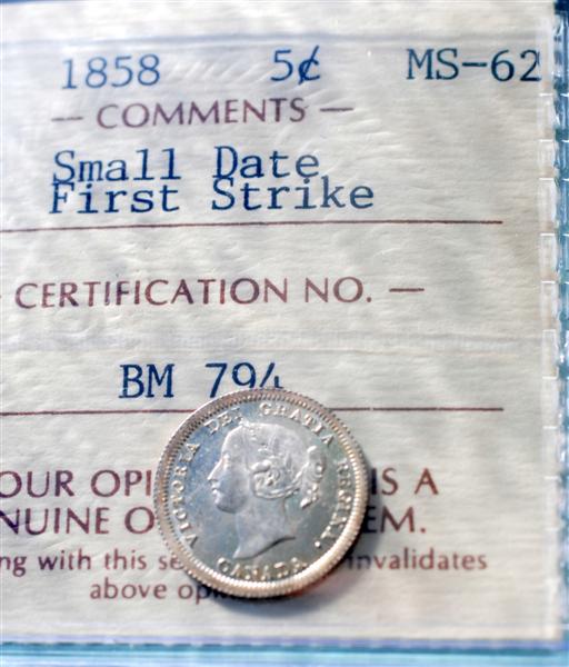 1858-Small-Date-5-Cent
