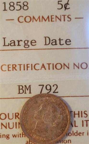 1858-Large-Date--5-Cent-Varities