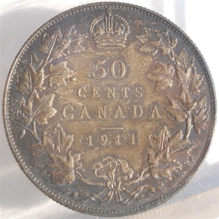 1911-50-Cent-Coin-That's-Very-Dark..-Tough-Test-In-Grading..