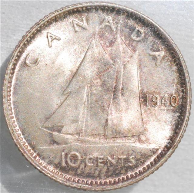 1940---Gem---10-Cent-.....with-Re-Engraved-Date