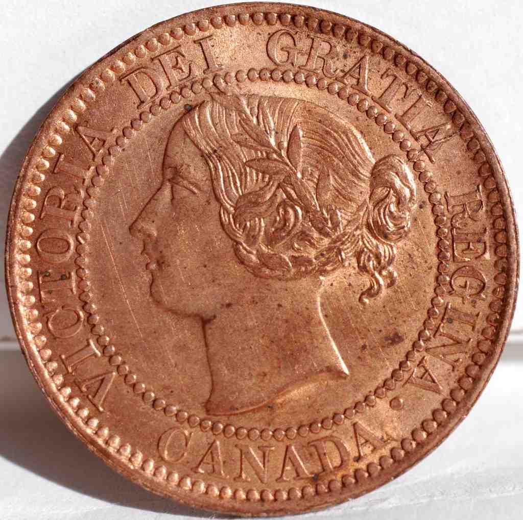 1858--Canada-Large-Cent-And-Its's-Varieties
