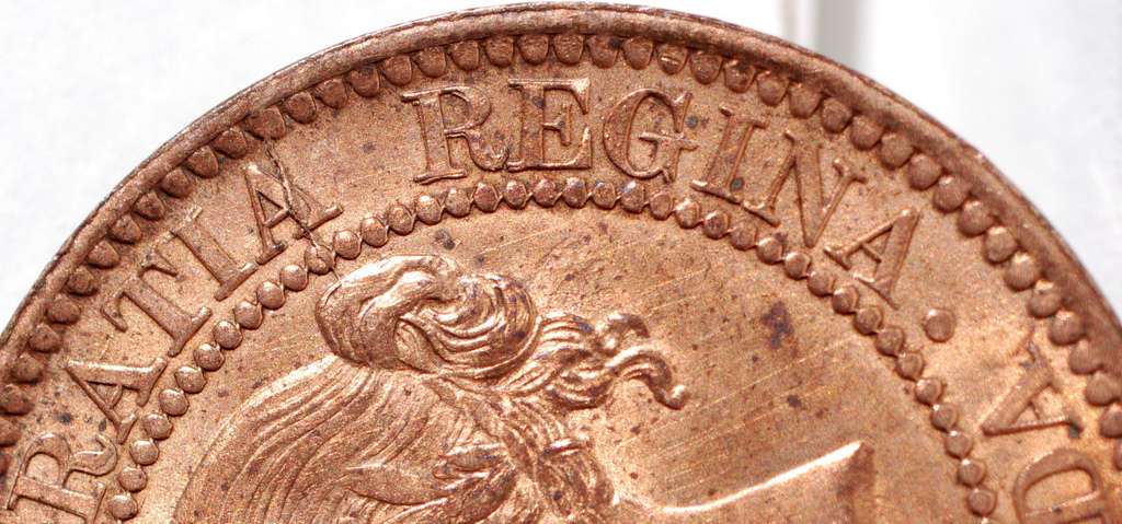 1858--Canada-Large-Cent-And-Its's-Varieties