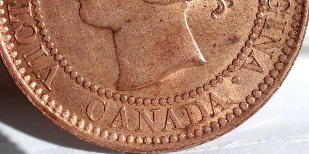 1858--Canada-Large-Cent-And-Its's-Varieties