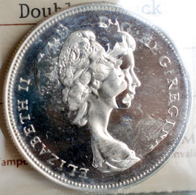 Canada-1967-Diving-Goose--Double-Struck-Question