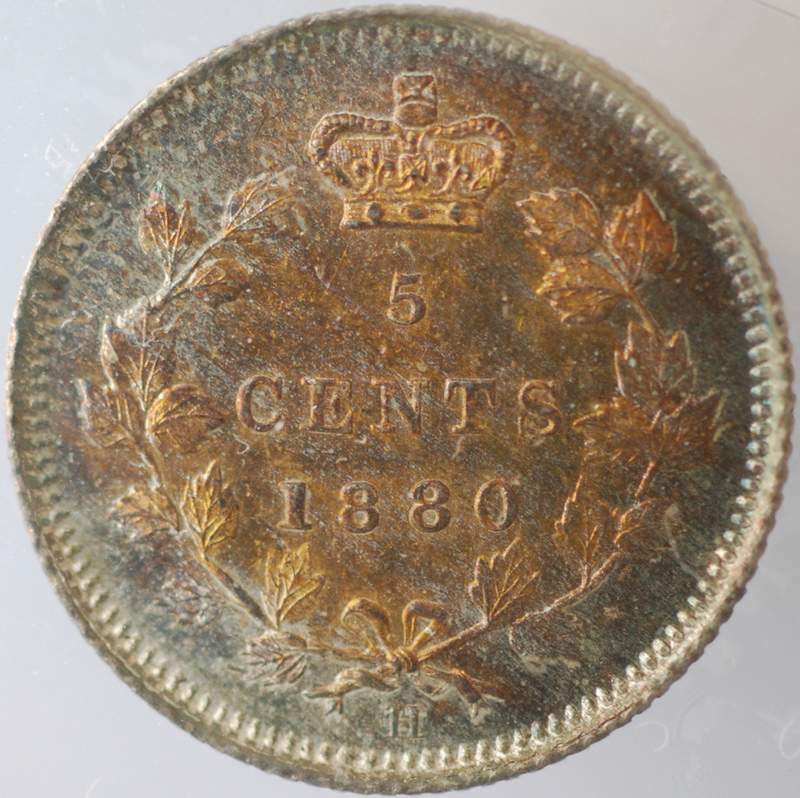 1880-5-Cent-Silvers..2-Very-Different-Varieties